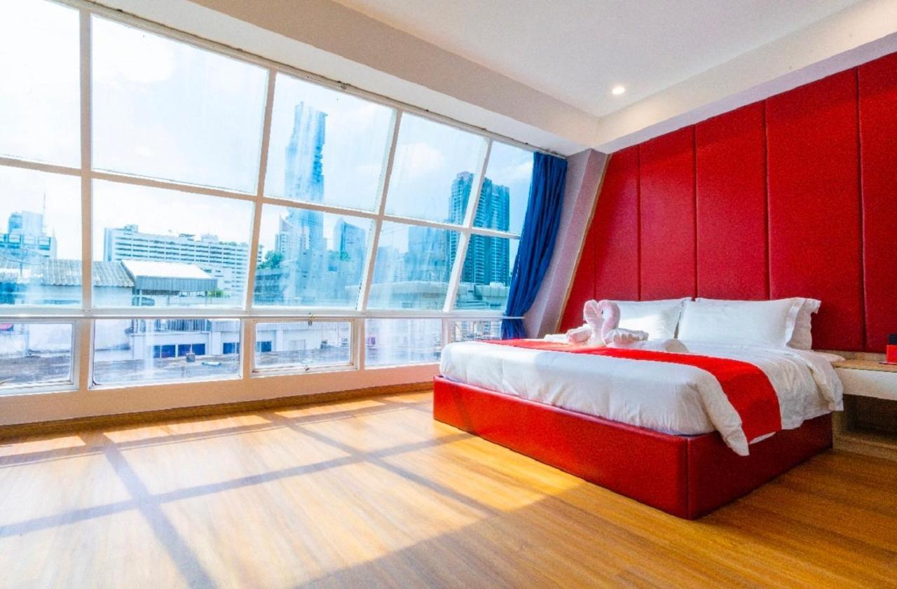 Sapphire Hotel Silom בנגקוק מראה חיצוני תמונה A bedroom at the hotel
